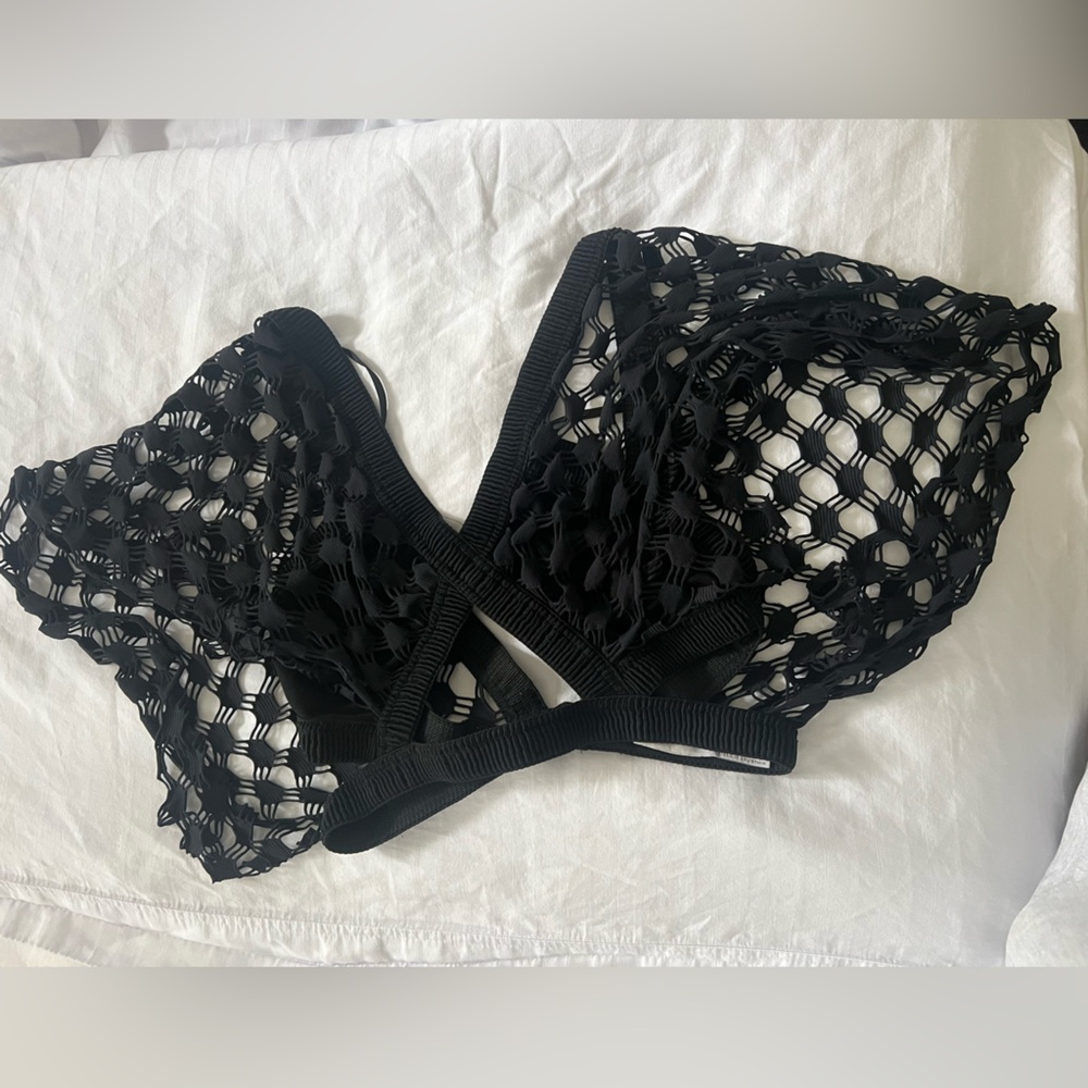 Alice Mccall black crop top